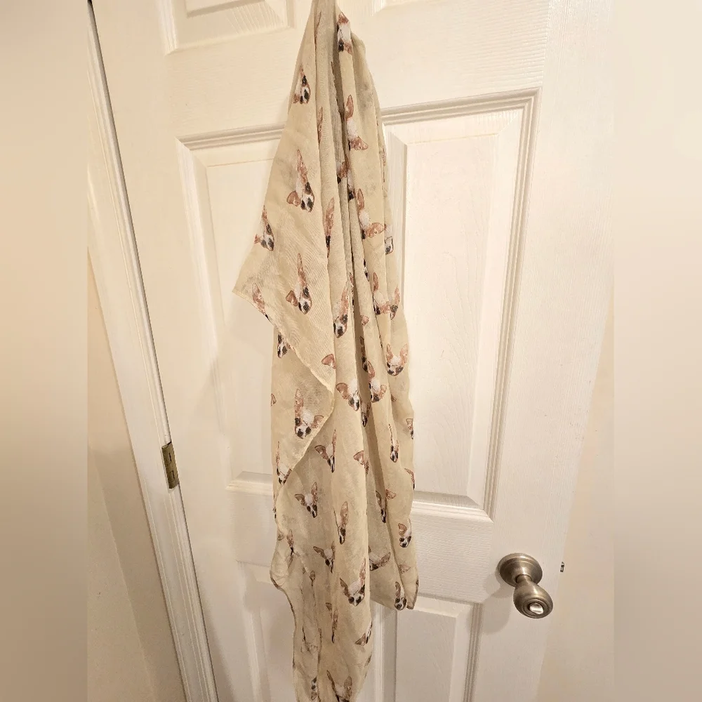 Chihuahua Print Infinity Scarf - Picture 2 of 2